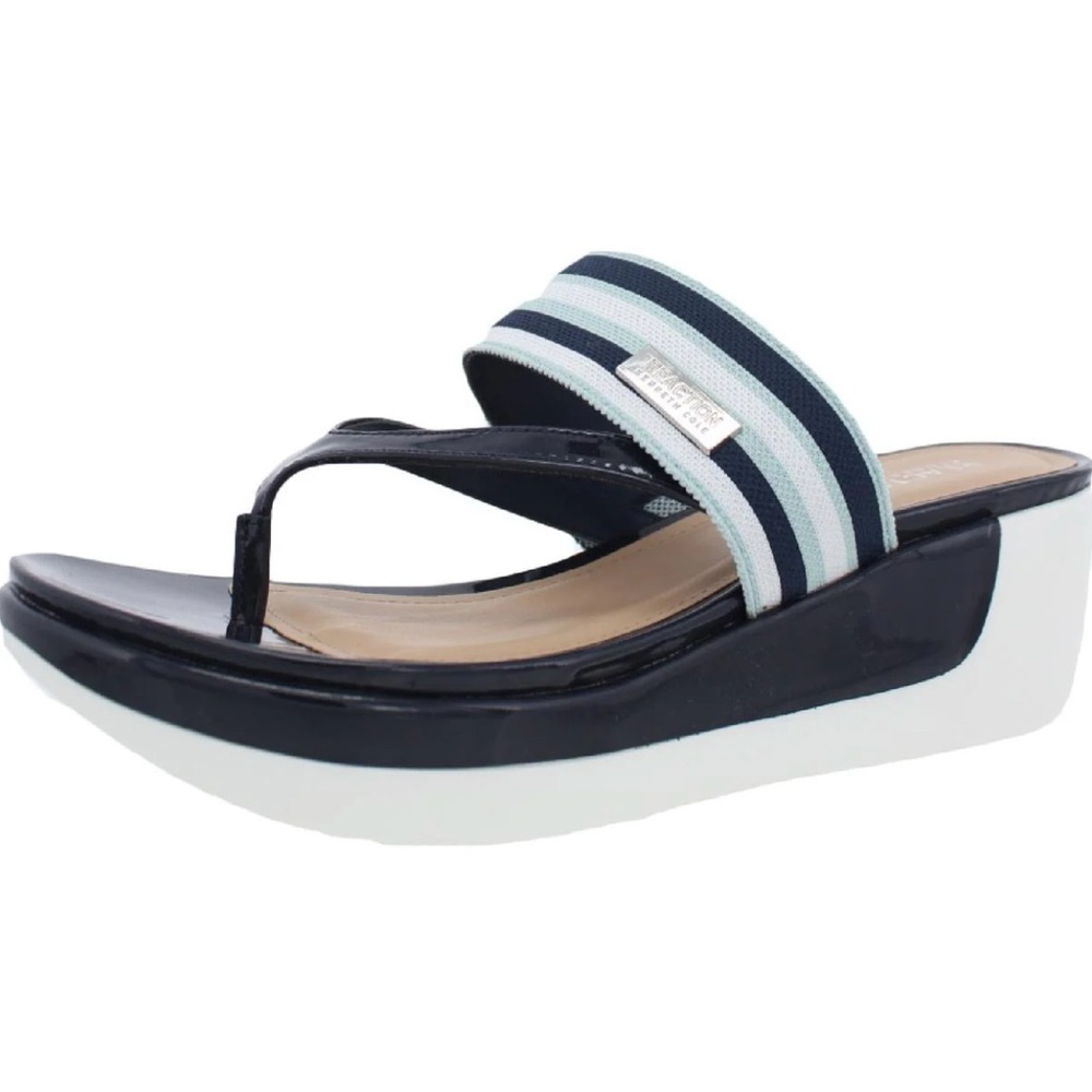 Kenneth Cole Reaction Women's Pepea Cross Jewel Wedge Sandals